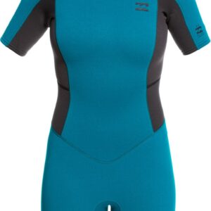 Billabong Dames Launch 2mm Rug Ritssluiting Shorty Wetsuit ABJW50