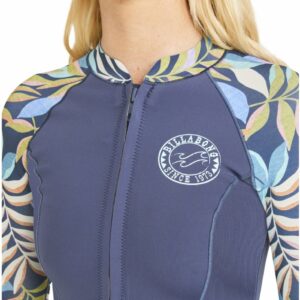 Billabong Dames Salty Dayz Light 1mm Lange Mouwen Voorkant Ritssl