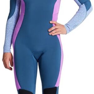 Billabong Dames Synergy 4/3mm Rug Ritssluiting Wetsuit