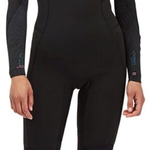 Billabong Synergy 4/3 Mm Wetsuit Met Lange Mouwen En Rits Op De Rug Zwart 6 Man