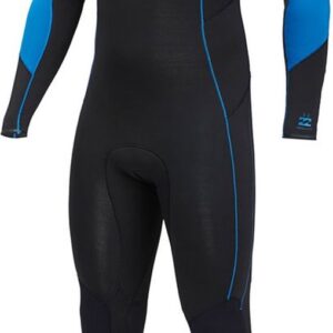 Billabong Synergy 5/4 Mm Wetsuit Met Lange Mouwen En Rits Op De Rug Blauw LS Man