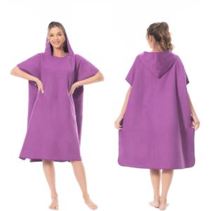 Boraboi ® Ultralichte en Sneldrogende Microvezel Strandponcho voor Iedereen in Vier Kleuren