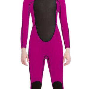 Bovista Wetsuit Dames - Swimsuit - Shorty - Surfpak - Duikpak - Lange Mouw - Zwemsuit - Paars - M