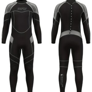 Bovista Wetsuit Heren - Swimsuit - Shorty - Surfpak - Duikpak - Lange Mouw - Zwemsuit - Zwart - XXL