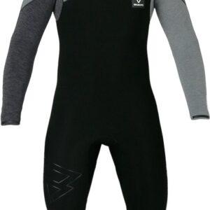 Brunotti - Gravity Wetsuit Heren - Hooded Fullsuit 6/4mm - Grijs - XS