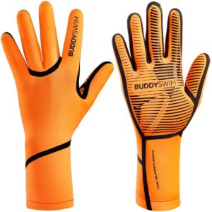Buddyswim Trilaminate Warmth 2.5 Mm Neopreen Handschoenen Oranje XS