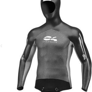 C4 Freediving Sideral Freedivingjack 5 Mm Zwart,Grijs 5 Man