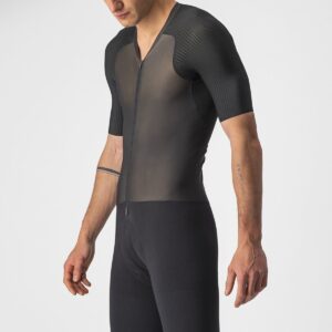 Castelli BTW Speed suit korte mouw zwart - maat XL