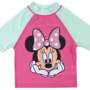Cerda Group Minnie Rashguard Met Korte Mouwen Roze 24 Months Jongens,Meisjes