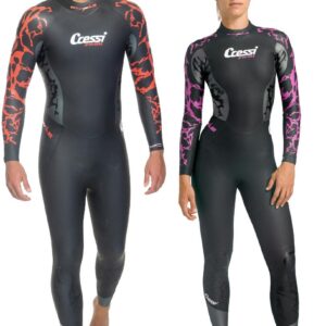 Cressi Kuwae 2-3-4 Mm Freediving Wetsuit Zwart L Man