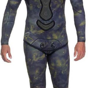 Cressi Lampuga 7+5 Mm Speervissen Wetsuit Blauw M Man