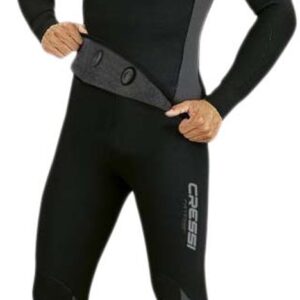 Cressi Spa Fisterra Lc 5 Mm Duikpak Zwart 2XL Man