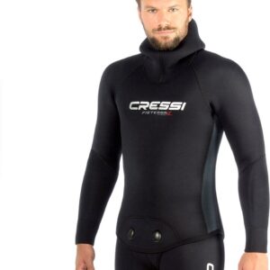 Cressi Spa Fisterra Lc 9 Mm Duikjack Zwart XL Man