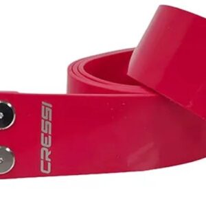 Cressi Spa Roestvrij Staal Silicone Riem Met Gesp Rood
