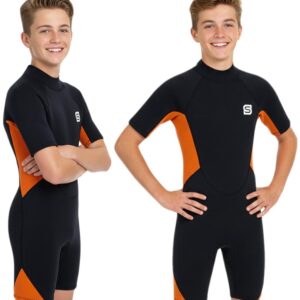 Dailygoods- Wetsuit 2 mm neopreen - UV50+ Bescherming - Kinderen - Jongens/meisjes - Warmte en flexibiliteit - Ideaal voor zwemmen/snorkelen/surfen - Zwempak