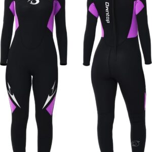 Dames 3/2mm Wetsuit Volledige Lengte - Ultra-Stretch Lange Mouw Winter Neopreen Surf- en Duikpak XXL
