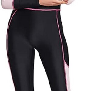 Dames Badpak met Lange Mouwen en Capuchon - UV-Bescherming & Buikcorrigerend