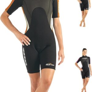 Dames Shorty Wetsuit 2.5 mm - Neopreen Snorkel- en Duikpak voor Watersport