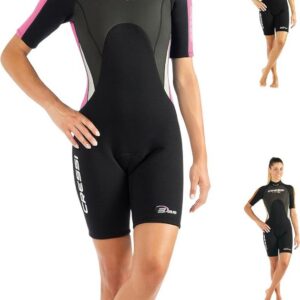 Dames Shorty Wetsuit 2.5 mm Neopreen voor Snorkelen en Watersport