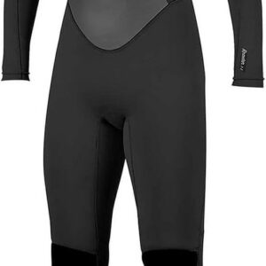 Dames Wetsuit 3/2 mm Zwart Volledig met Achterrits