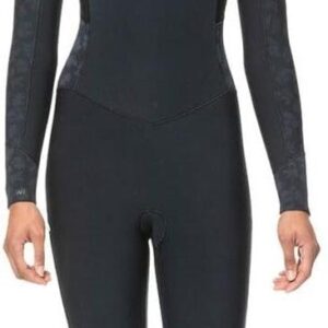 Dames Wetsuit - Duikpak Volledig - Watersport - Eco StretchFlight stof - 5/4/3mm - Zwart