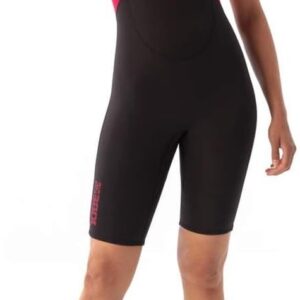 Dames Wetsuit Shorty - Korte Neopreenpak - Watersport Bescherming - Vrouwelijke Pasvorm - 3/2mm - Roze