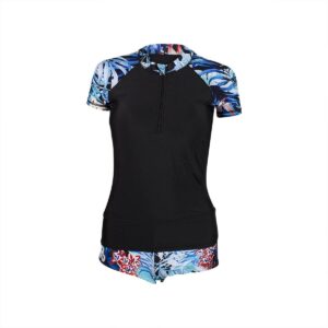 Dames lycra swimsuit L 2-delig-tropical