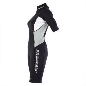 Dames shorty 3mm zwart/grijs L