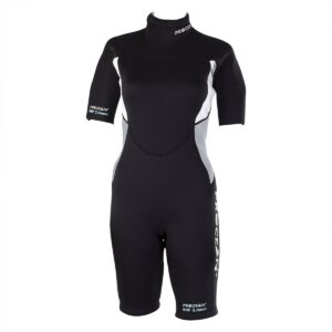 Dames shorty 3mm zwart/grijs XL