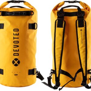 Devoted 40L Heavy Duty Dry Bag Backpack - Droogtas Rugzak - Geel