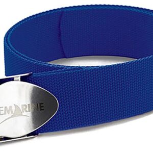 Divemarine 50 Mm Webbing Stainless Steel Buckle Riem Blauw
