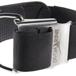 Divemarine Removable Non-slip Pad 10/12/15l Duikflesband Zwart