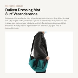 Dressing Mat Sterke Compatibiliteit - Surf/Veranderende Mat - Waterdicht - Oxford Stof - Reisvriendelijk - Beschermt Wetsuit - Aankleedmat