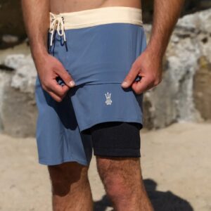 Driftline ECO Boardshort Heren - Wetsuit Gevoerd - Slate Blue - Maat 33