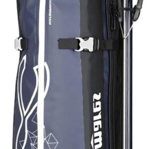 Dry Fins Bag - Duik Finnen Tas - Transport Duikuitrusting - Waterdicht Wetsuit Compartiment - 120 cm - Zwart Blauw