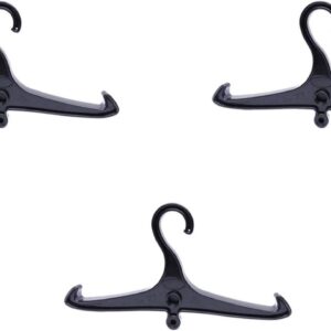 Duik Hangers - Droogrek Accessoires - Snelle Drogingsoplossing - Corrosievrij Materiaal - 3 Stuks - Zwart
