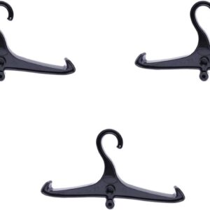 Duik Hangers - Droogrekken - Accessoires Drogen - Snelle Drogen Ontwerp - 3 Stuks - Zwart