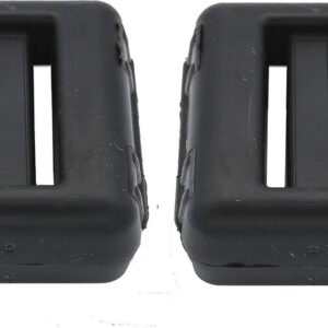 Duikgewichten kunststof gecoat 1 kg - 2 stuks zwart