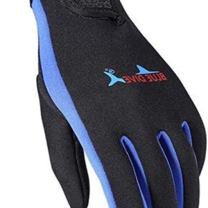 Duikhandschoenen - Wetsuit Handschoenen - Water Activiteiten - Verstelbare Polsband - 1.5 mm dik - Donkerblauw