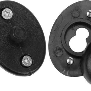 Duikpak Gesp - Sluiting Bevestiging - Watersport Reparatie - Eenvoudig Installeren - 4 Stuks - Zwart