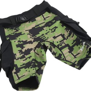 Duikshorts Heren - Wetsuit Shorts - Watersport Bescherming - 2.5mm Neopreen Materiaal - 28x25x8 cm - Zwart