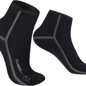 Duiksokken, neopreen sokken, 3 mm, thermisch, antislip, voor snorkelen, sportsokken voor mannen en vrouwen, voor duiken, snorkelen, surfen