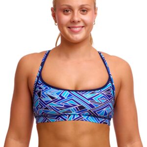 Funkita Dames bikini topje Blue Bits