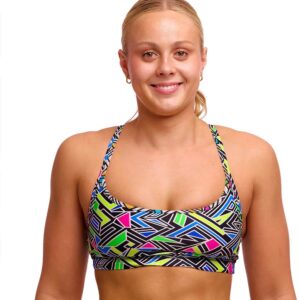 Funkita Fks026 Sportbeha Met Medium Impact Veelkleurig S Vrouw