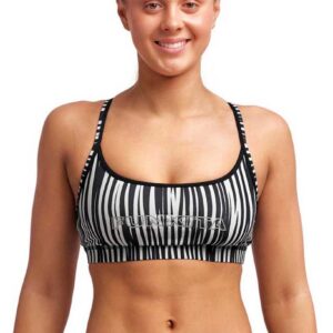 Funkita Sports Bikinitop Zwart AUS 8 Vrouw
