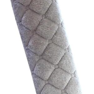 Gordelkussen Auto - Schouderhoes Gordel - Comfortabel Rijden - Zachte Pluche Stof - 25x6x2 cm - Koffie