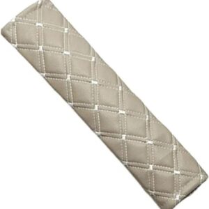 Gordelkussen Auto - Veiligheidsgordelhoes Schouder - Comfortabel Rijden - Waterdicht PU-leer - 242*58 cm - Zwart
