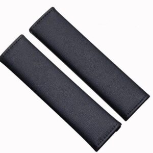 Gordelkussen Set - Autogordel Beschermers - Comfortabel Rijden - Zacht Stof Materiaal - 24 cm Lengte - Leerlook
