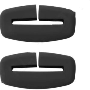 Gordelkussen Set - Riemhoes Beschermer - Comfortabel Rijden - Waterdichte Stof - 2 Stuks - Zwart