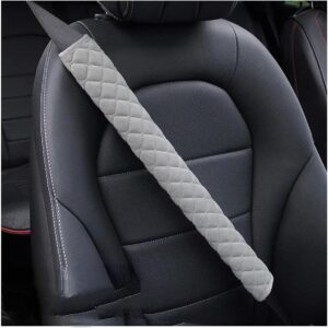 Gordelkussen - Veiligheidshulpmiddel - Comfortabel Rijden - Zachte Stoffering - 50 cm - Grijs